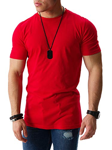 WOTEGA Herren T-Shirt Alton körperbetont Slim Fit, Rot (Barbados Cherry 191757), L von WOTEGA