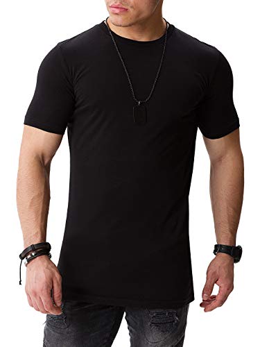 WOTEGA Herren T-Shirt Alton körperbetont Slim Fit, Schwarz (Black 194008), XL von WOTEGA