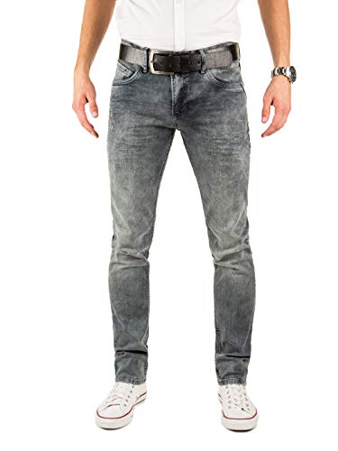 WOTEGA Jeans Slim-Fit M206, Grau (Dark Grey Denim 0116), W38/L32 von WOTEGA