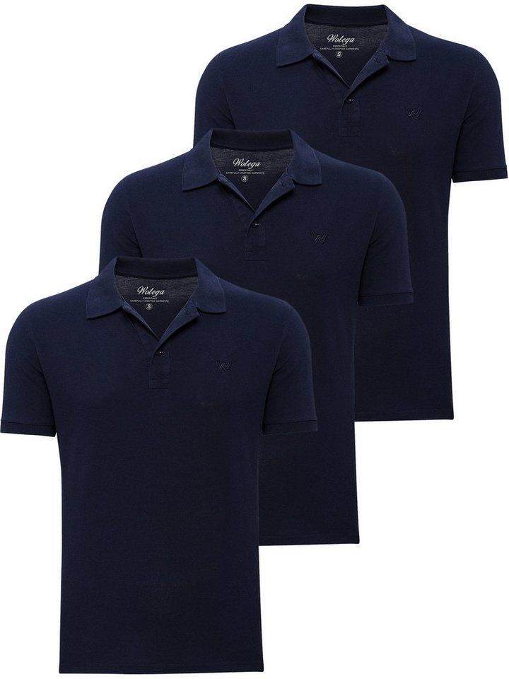 WOTEGA Poloshirt Nova Polo Shirt 3-Pack (Set, 3er-Pack) von WOTEGA