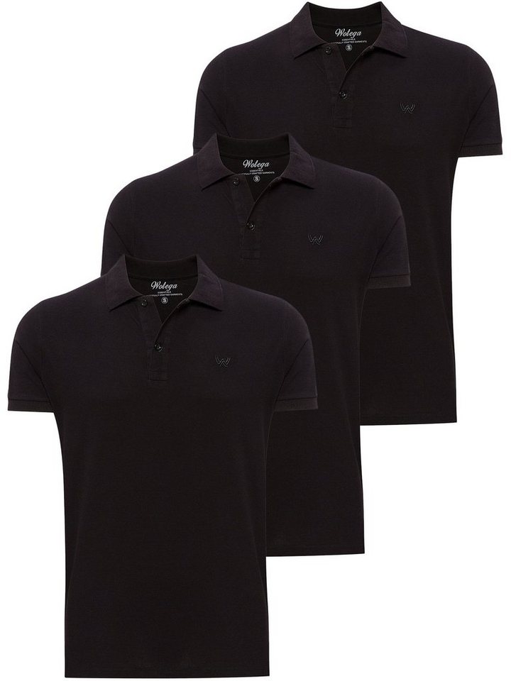 WOTEGA Poloshirt Nova Polo Shirt 3-Pack (Set, 3er-Pack) von WOTEGA