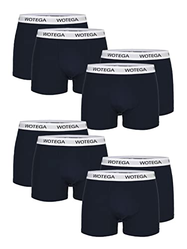 WOTEGA Joe - 8er Pack Herren Boxershorts - Männer Unterwäsche Retroshorts - Baumwoll Unterhosen für Herren von WOTEGA