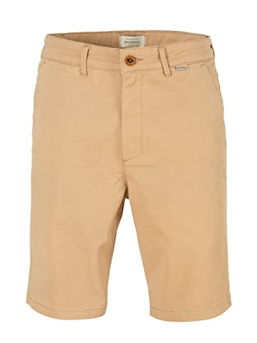 WOTEGA Spring - Bermuda Herren Short - Dunkelbeige Chino Short - Slim Fit Jeansshorts Herren Chino, Beige (Tannin 4R171320), W33 von WOTEGA