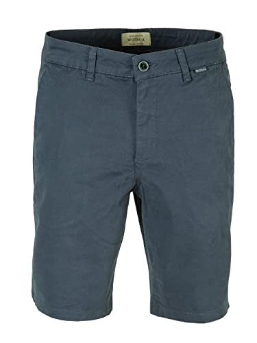 WOTEGA Spring - Bermuda Männershorts Lange Stretch Short Herren - Kurze Chino Elasthan Hose, Blau (Blue Graphite 194015), W40 von WOTEGA