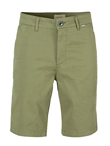 WOTEGA Spring - Chino Slim Fit Männer Shorts - Stretch Short Herren - Dunkelgrüne Chino Shorts, Grün (Deep Lichen Green 180312), W34 von WOTEGA