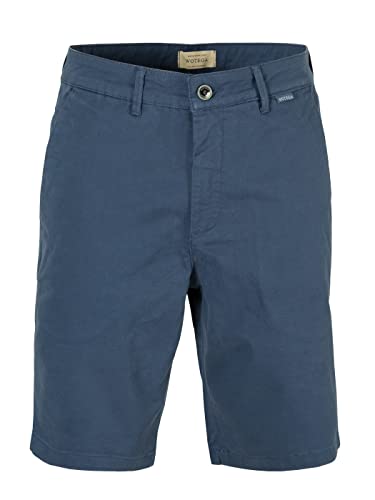 WOTEGA Spring - Hellblaue Kurze Stretch Chino Hose Herren - Slim Fit Chinoshorts - Kurze Männer Short, Blau (Ombre Blue 194014), W33 von WOTEGA