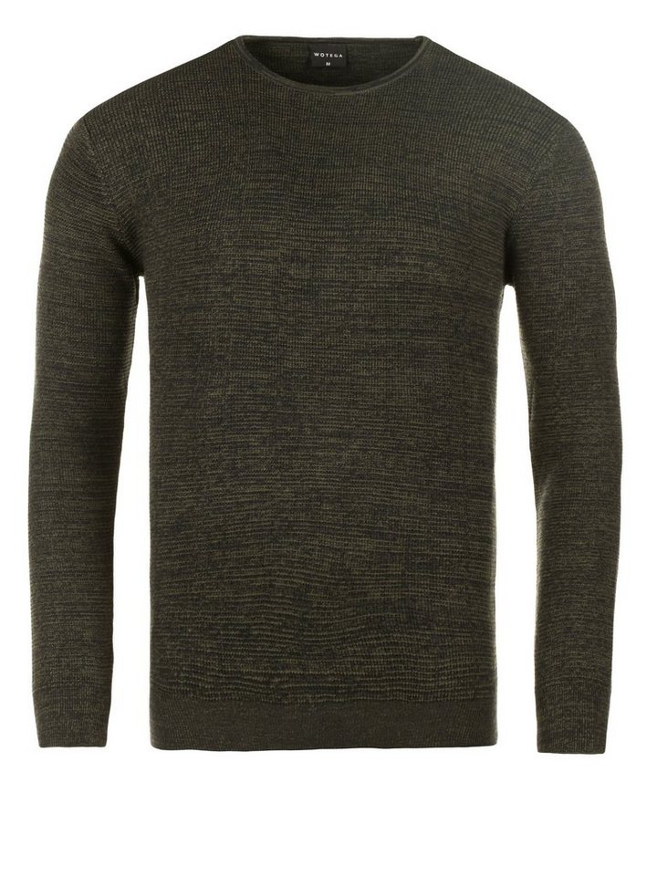 WOTEGA Strickfleece-Pullover WOTEGA - Structured Mouline Crew Neck von WOTEGA