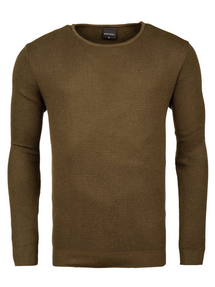 WOTEGA Strickpullover Structured Crew Neck Noah von WOTEGA