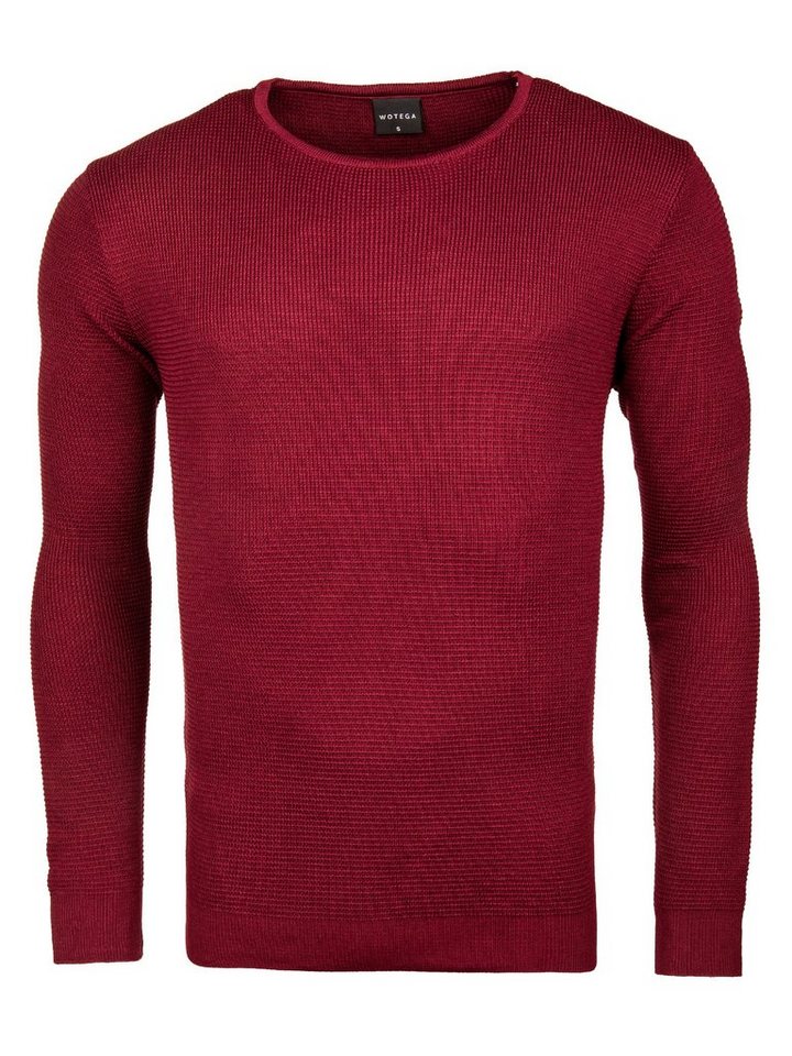 WOTEGA Strickpullover Structured Crew Neck Noah von WOTEGA