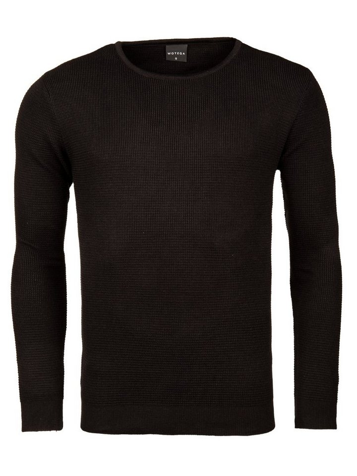 WOTEGA Strickpullover Structured Crew Neck Noah von WOTEGA