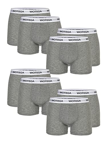 WOTEGA Joe - 8er Pack Herren Boxershorts - Männer Unterwäsche Retroshorts - Baumwoll Unterhosen für Herren von WOTEGA