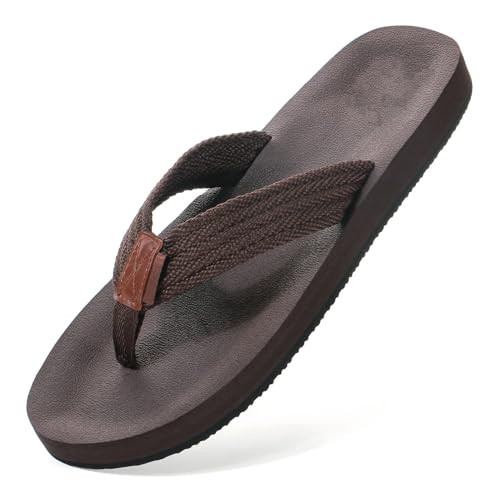 Herren Sommer Sandalen Comfort Leicht Outdoor Flip Flops Strandschuhe Unisex-Erwachsene Zehentrenner von WOTTE