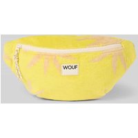 WOUF Bauchtasche mit Label-Badge Modell 'Fuerteventura' in Gelb, Größe 1 von WOUF