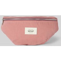 WOUF Bauchtasche mit Label-Patch Modell 'Sunrise' in Rose, Größe One Size von WOUF