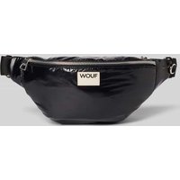 WOUF Bauchtasche mit Logo-Patch Modell 'Nuit' in Black, Größe 1 von WOUF