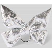 WOUF Charm in Schleifen-Optik Modell 'Silver' in Silber, Größe 1 von WOUF
