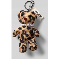 WOUF Charm mit Logo-Applikation Modell 'Feline' in Mittelbraun, Größe 1 von WOUF