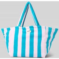 WOUF Handtasche mit Label-Badge Modell 'Lanzarote' in Petrol, Größe 1 von WOUF