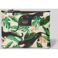 WOUF Pouch mit Motiv-Print Modell 'Yucata' in Gruen, Größe 1 von WOUF