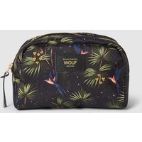 WOUF Kosmetiktasche mit Allover-Muster Modell 'Paradise' in Marine, Größe 1 von WOUF