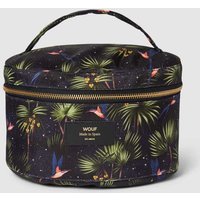 WOUF Kosmetiktasche mit Allover-Muster Modell 'Paradise' in Marine, Größe 1 von WOUF