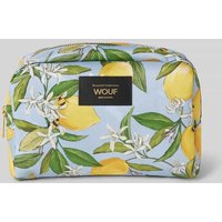 WOUF Kosmetiktasche mit Label-Detail Modell 'Capri' in Hellblau, Größe 1 von WOUF