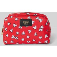 WOUF Kosmetiktasche mit Label-Detail Modell 'Crush' in Rot, Größe 1 von WOUF