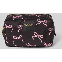 WOUF Kosmetiktasche mit Label-Detail Modell 'Juliette' in Black, Größe 1 von WOUF