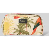 WOUF Kosmetiktasche mit Label-Detail Modell 'Rio' in Sand, Größe 1 von WOUF