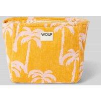 WOUF Kosmetiktasche mit Label-Detail Modell 'Tenerife' in Orange, Größe 1 von WOUF