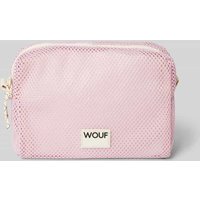 WOUF Kosmetiktasche mit Label-Patch Modell 'Blush' in Rose, Größe 1 von WOUF