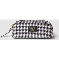 WOUF Kosmetiktasche mit Label-Patch Modell 'Celine' in Black, Größe 1 von WOUF