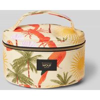 WOUF Kosmetiktasche mit Tragehenkel Modell 'Rio' in Sand, Größe 1 von WOUF