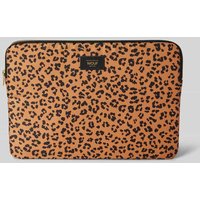WOUF Laptoptasche mit Label-Patch Modell 'Agar' in Camel, Größe 1 von WOUF