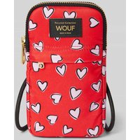 WOUF Smartphone-Tasche mit Label-Badge Modell 'Crush' in Rot, Größe 1 von WOUF