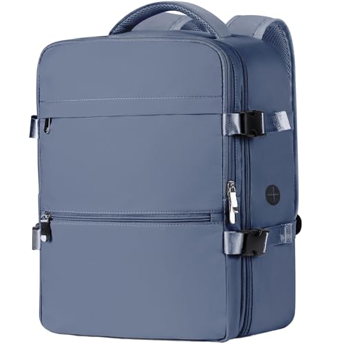 WOUIYO für Easyjet Handgepäck 45x36x20 Rucksack Handgepäck Flugzeug Reiserucksack 15.6 Zoll Laptop Backpack mit USB-Loch, Reisetasche Cabin Bag Business Arbeit für Herren Damen von WOUIYO