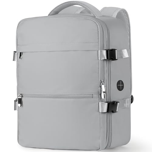 WOUIYO für Easyjet Handgepäck 45x36x20 Rucksack Handgepäck Flugzeug Reiserucksack 15.6 Zoll Laptop Backpack mit USB-Loch, Reisetasche Cabin Bag Business Arbeit für Herren Damen von WOUIYO