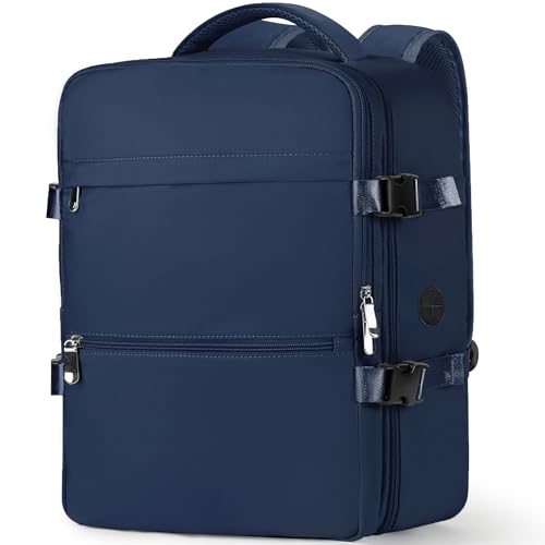 WOUIYO für Easyjet Handgepäck 45x36x20 Rucksack Handgepäck Flugzeug Reiserucksack 15.6 Zoll Laptop Backpack mit USB-Loch, Reisetasche Cabin Bag Business Arbeit für Herren Damen von WOUIYO