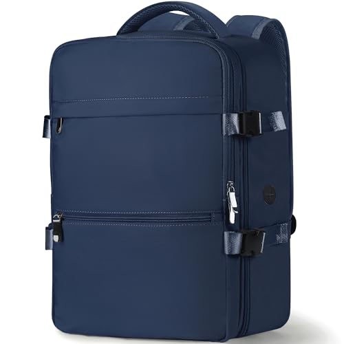 WOUIYO für Ryanair Handgepäck Rucksack 40x20x25 für Flugzeug Klein Reiserucksack 20L Travel Backpack Laptop-Rucksäcke 14 Zoll mit USB Ladeanschluss für Herren Damen von WOUIYO
