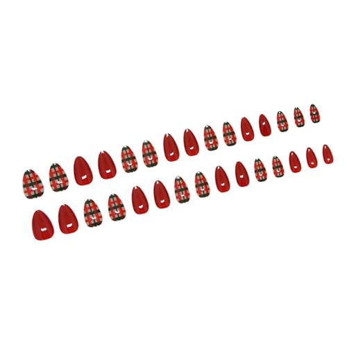 30 Stück Mandelnägel Zum Aufdrücken Weihnachten Französische Kunstnägel Acryl Kunstnägel Künstliche Nägel Kleber Auf Den Nägeln Für Damen 30 Stück Mandelnägel Zum Aufdrücken Weihnachten Französische Kunstnägel Acryl Kunstnägel Künstliche Nägel Kleber Auf Den Nägeln Für Damen von WOURRD