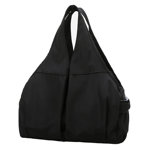 Gym Duffle Bag mit Schuhfach und Nasstaschen Sporttasche Turnbeutel Sporttasche für Damen, Farbe: Schwarz von WOURRD
