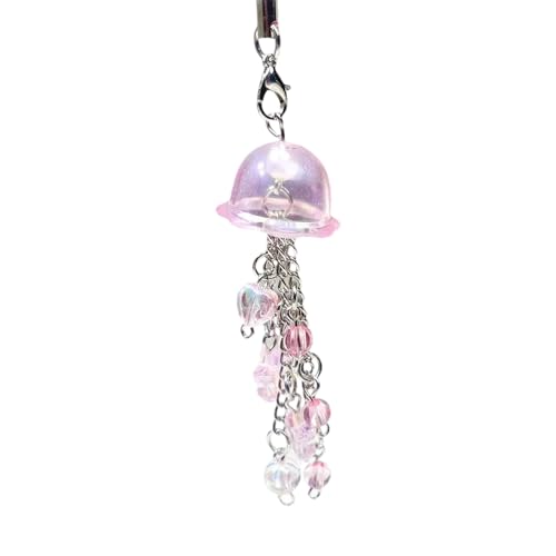 WOURRD Attraktive Qualle Telefon Charme Accessoire Sprudelqualle Form Telefon Charme Frauen Telefone Und Ohrhörer von WOURRD