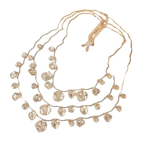 WOURRD Elegante Zinklegungslegierung Halskette Verstellbare Länge Neckchain Stylish Schlangeketten Accessoire Für Trendseting Damen WOURRD Elegante Zinklegungslegierung Halskette Verstellbare Länge Neckchain Stylish Schlangeketten Accessoire Für Trendseting Damen von WOURRD