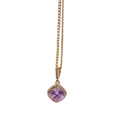 WOURRD Gefärbte Edelsteine diamantförmige Kubanische Kette Zirkon Nischenzubehör Halsketten Wildkolarbone Ketten Für Frauen WOURRD Gefärbte Edelsteine diamantförmige Kubanische Kette Zirkon Nischenzubehör Halsketten Wildkolarbone Ketten Für Frauen von WOURRD