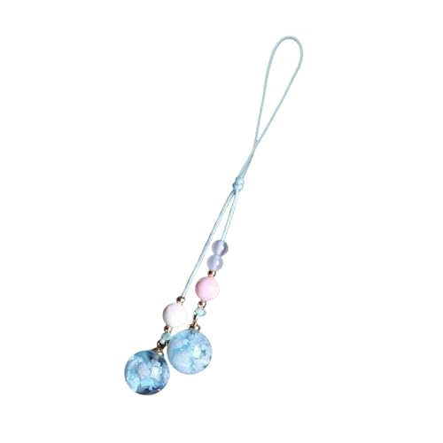 WOURRD Verstellbare Blaue Clouds Telefonhalter Gurt Bequemer Telefon Charme Mit Nachtglänzender Blauer Effekt Stilvoller Telefon Charme von WOURRD