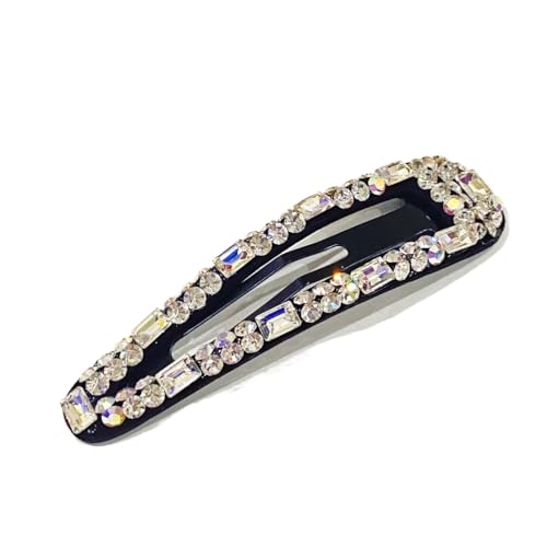 Glitzernde Kristall-Haarnadeln Strass-Kristall-Haarspangen Clips Glitzer-Haarschmuck für Frauen und Mädchen (8cm crystal water drop1pc) von WOVSTNOV