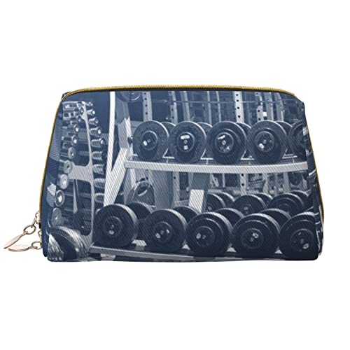 WOWBED Make-up-Tasche für Fitnessstudio, bedruckt, Leder, groß, für Reisen, Make-up, Organizer, Kosmetikpinsel, Tasche für Frauen und Mädchen, Weiss/opulenter Garten, Einheitsgröße von WOWBED