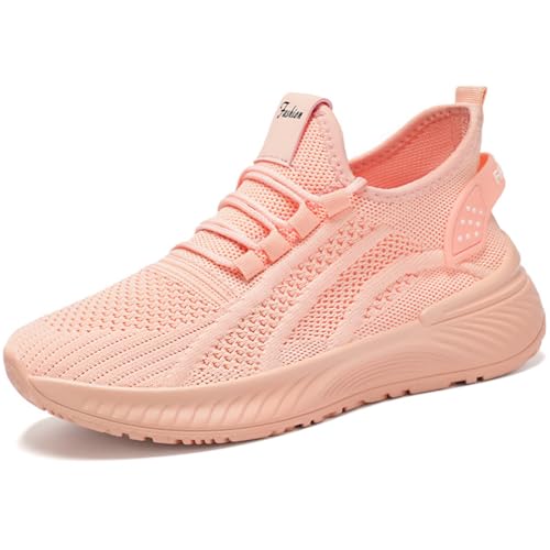 WOWEI Damen Laufschuhe Turnschuhe Sportschuhe Sneaker Running Tennis Schuhe Leichtgewichts Atmungsaktiv Frauen Straßenlaufschuhe Walkingschuhe Outdoor Fitness Jogging (Jog-K39, 38EU) von WOWEI
