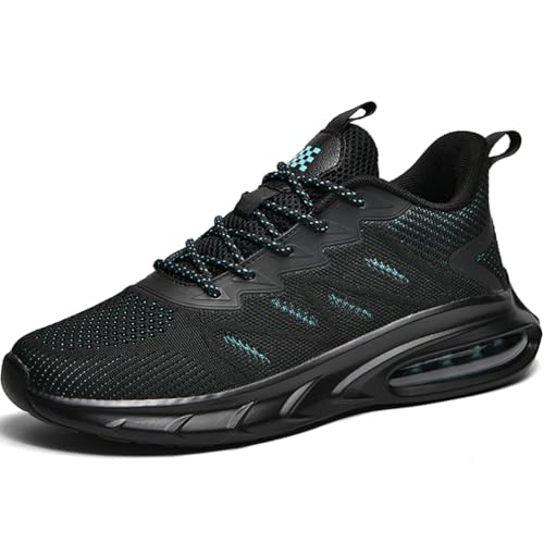 WOWEI Sportschuhe Turnschuhe Herren mit Luftkissen Laufschuhe Dämpfung Profilsohle Sneaker Atmungsaktiv Leichte Schuhe Joggingschuhe Straßenlaufschuhe Walkingschuhe Fitnessschuhe (Schuhe-16, 42EU) von WOWEI