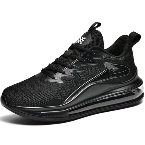 WOWEI Sportschuhe Turnschuhe Herren mit Luftkissen Laufschuhe Dämpfung Profilsohle Sneaker Atmungsaktiv Leichte Schuhe Joggingschuhe Straßenlaufschuhe Walkingschuhe Fitnessschuhe (Schuhe-20, 46EU) von WOWEI